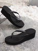 Minimalist Outdoor Beach Women's Eva Flip Flops With Tpr Anti-Slip Sole, Perfect For Vacation